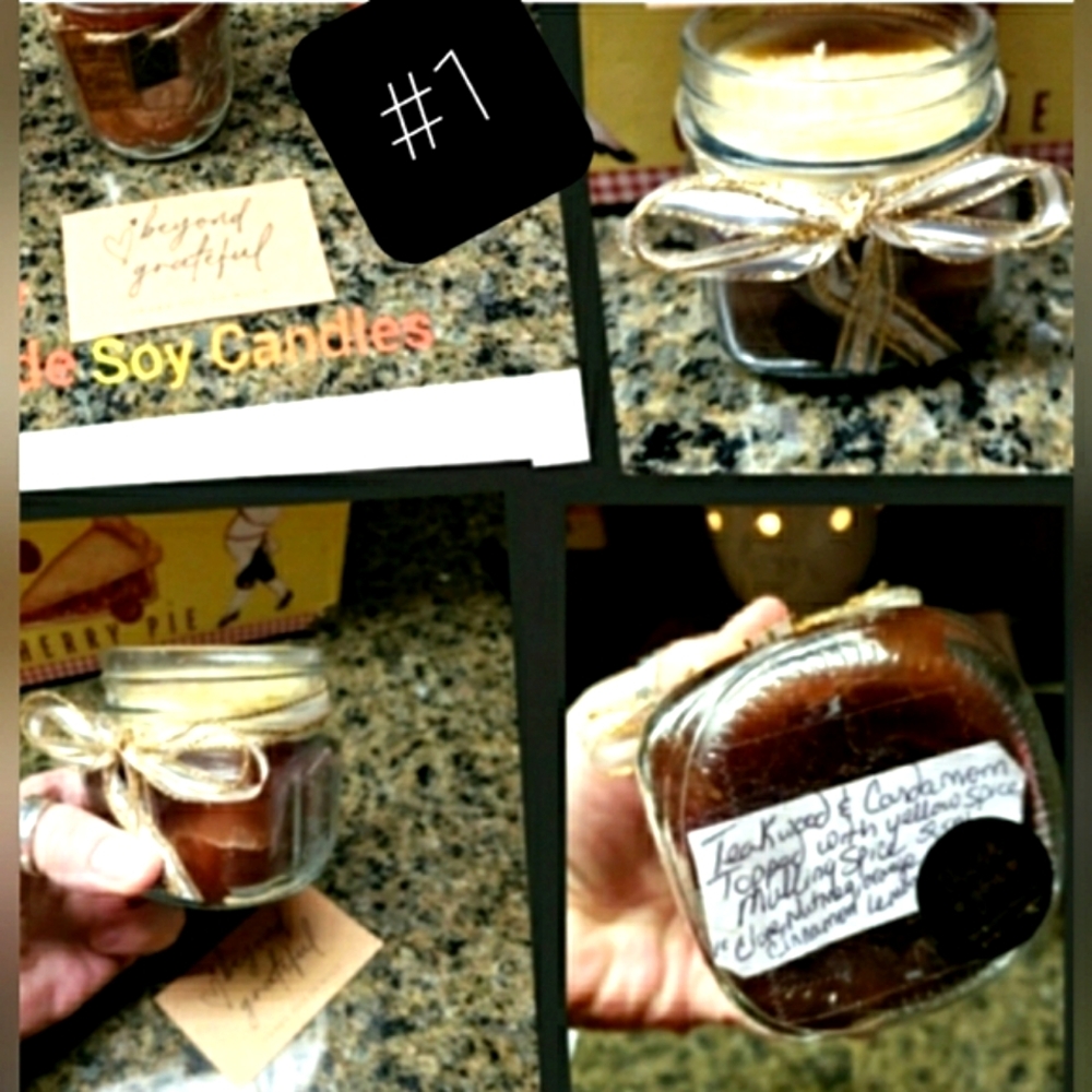 Soy Candles Hand Crafted Clean Calming Blends 7oz All Scents R Listed 👇# 1-13 - Picture 4 of 15